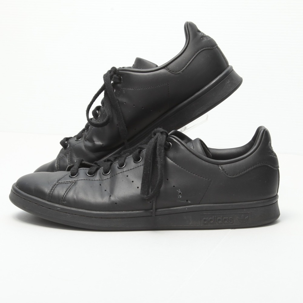 Adidas Stan Smith Primegreen Men's US 11.5 Black Lace-Up Casual Sneakers Shoes